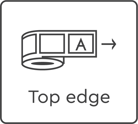 top edge
